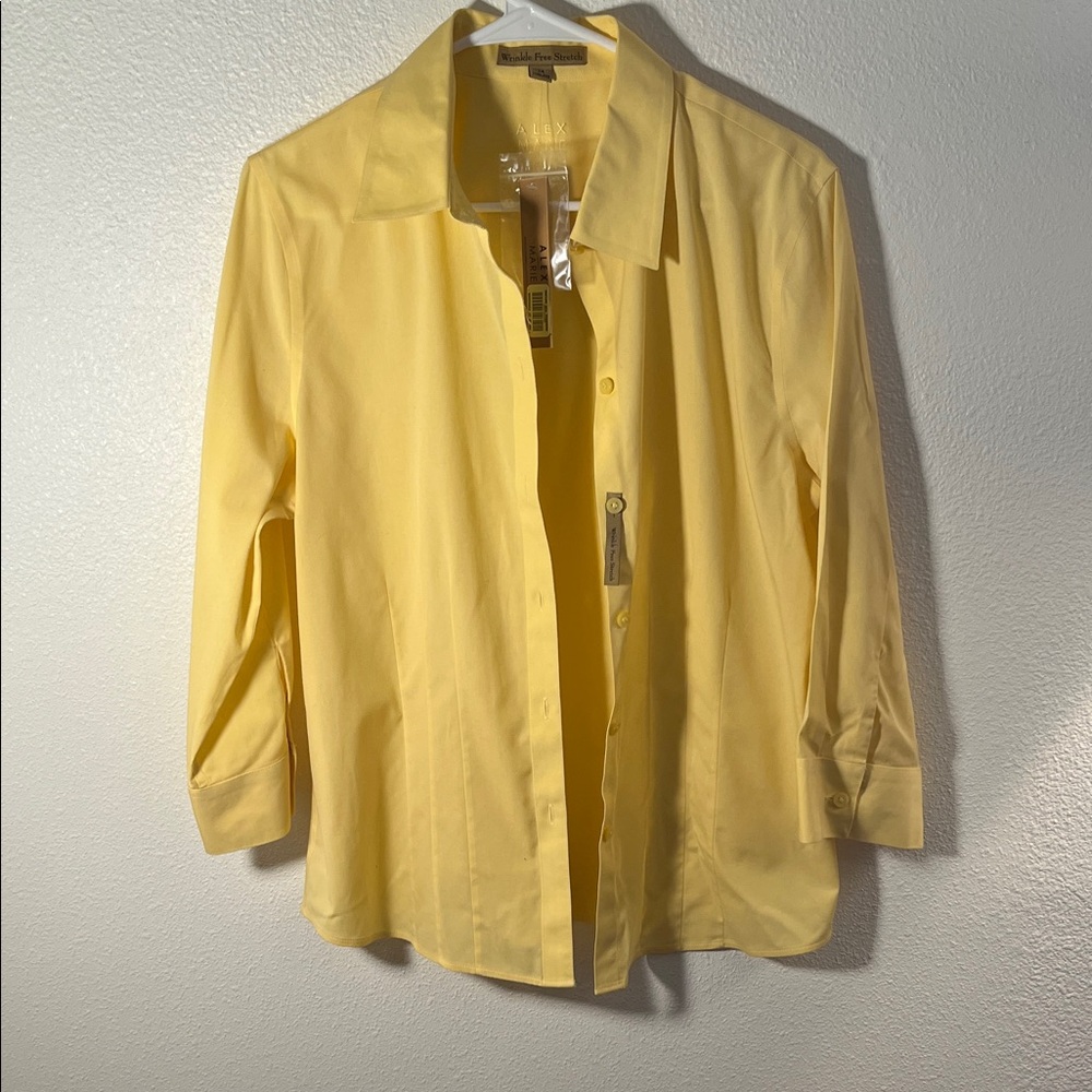 Alex Marie Yellow Blouse